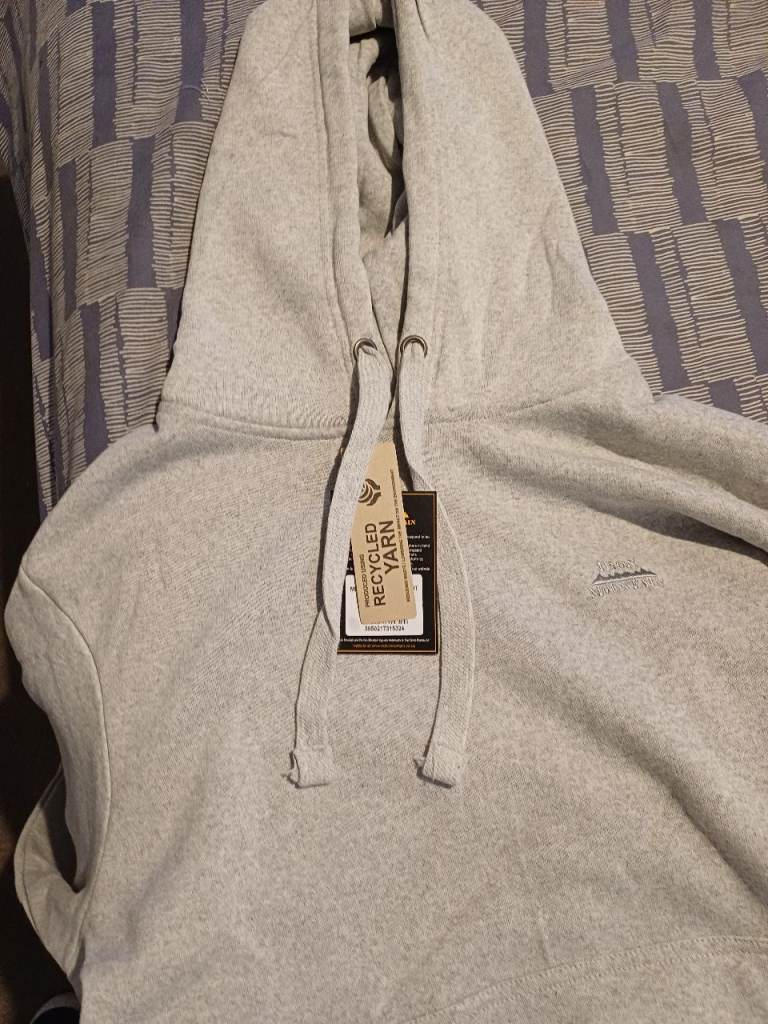 New Grey Hoodie - size small medium 