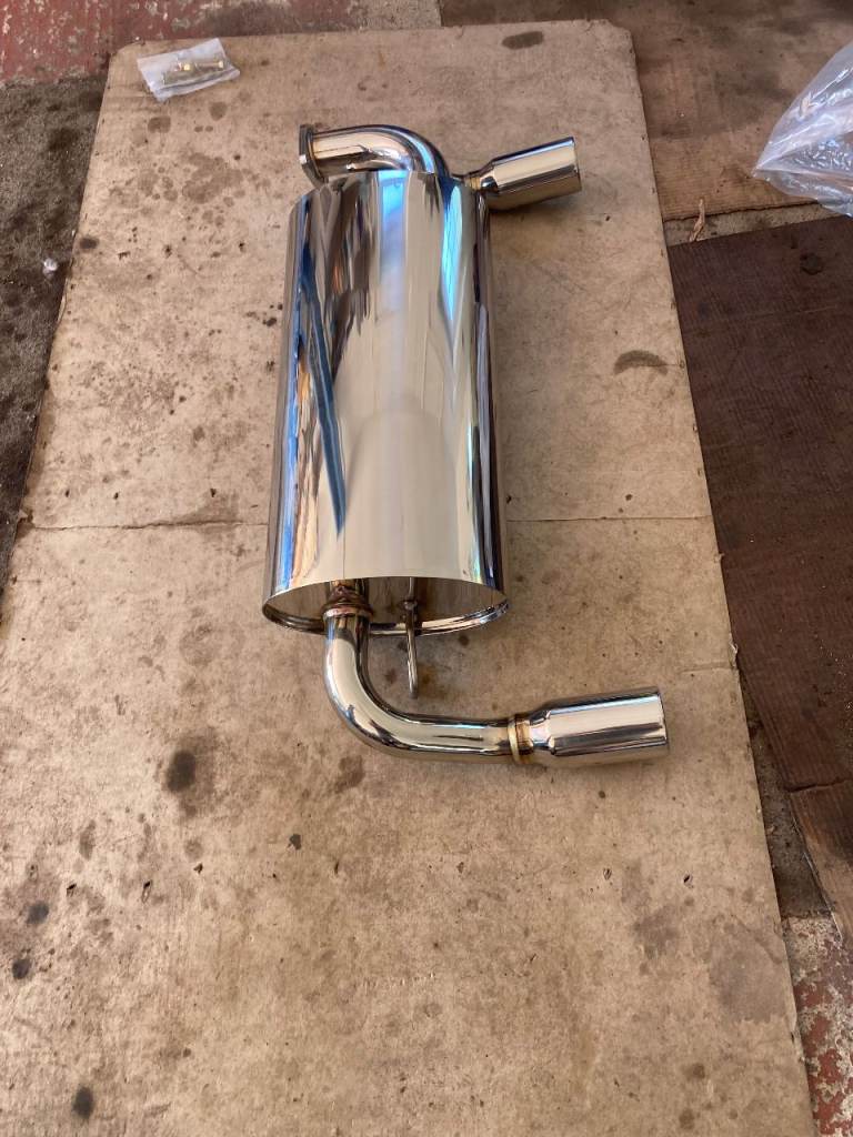 MGTF - Rear Exhaust Silencer Chrome 