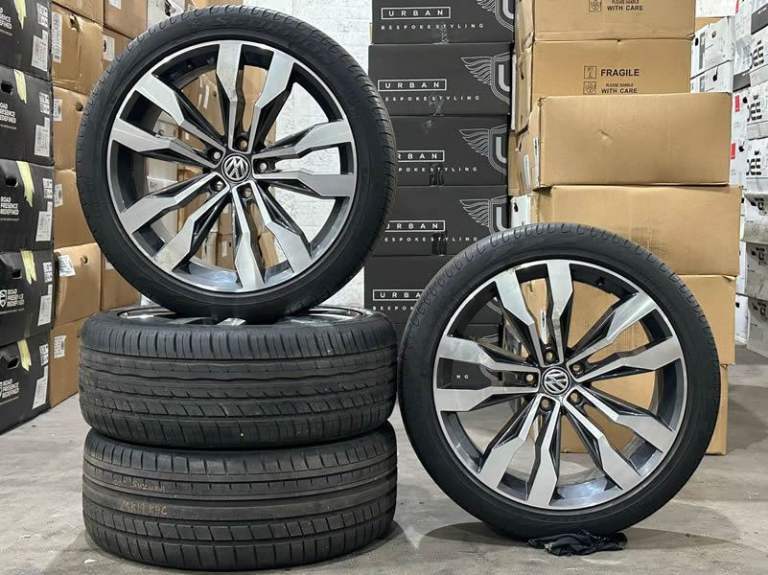 20" GENUINE VW Tiguan Suzuka ALLOY WHEELS & TYRES 