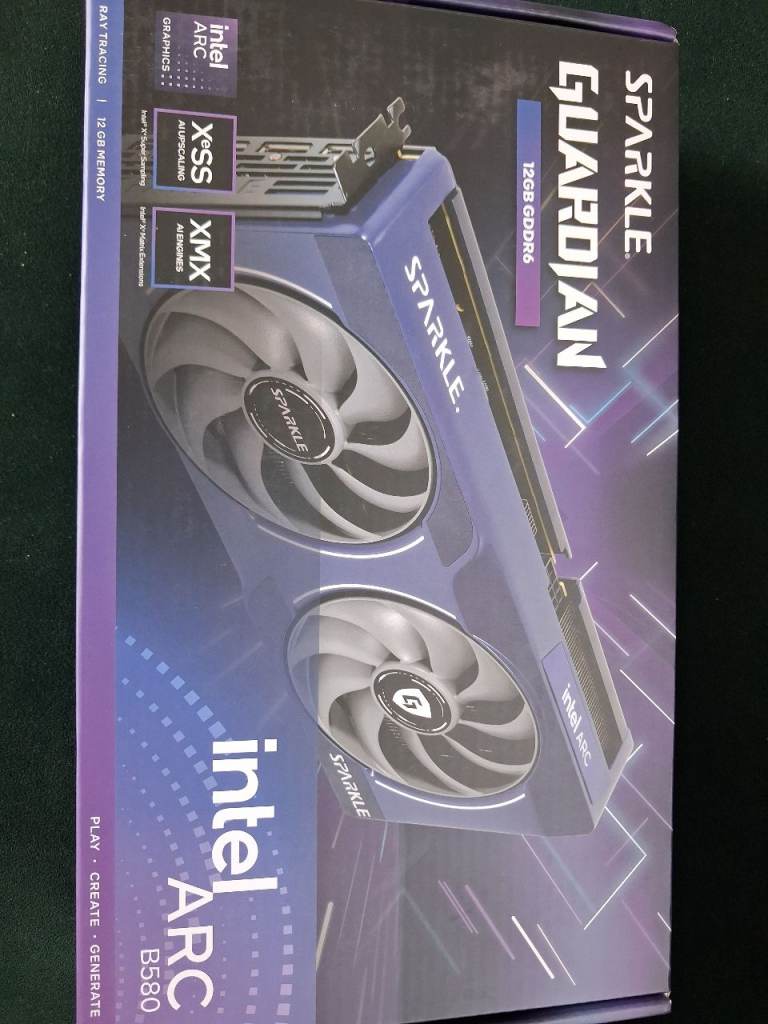 SPARKLE Guardian Intel ARC B580 12GB Graphics Card - NEW