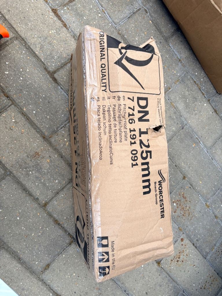 Worcester DN 125mm Flue Pipe - New, Unused