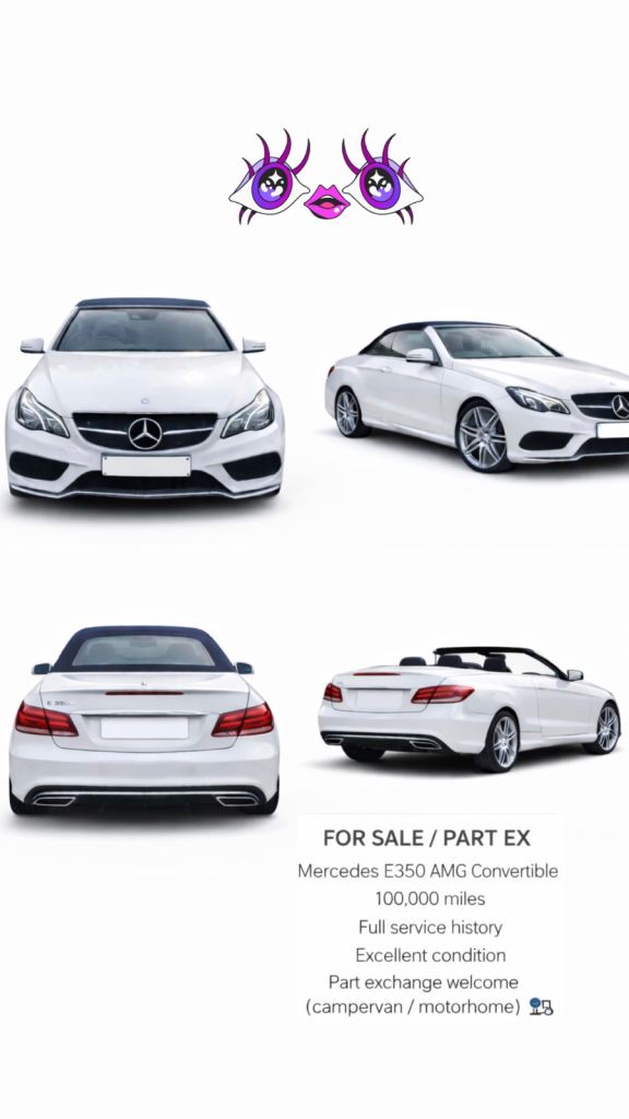 Mercedes - Benz E350 AMG convertible for sale 