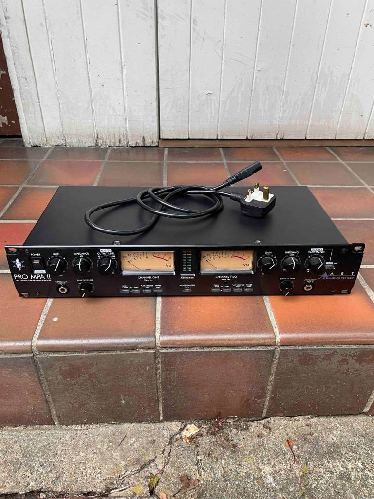 ART Pro MPA ll (2-channel tube preamp) with quality tube replacements