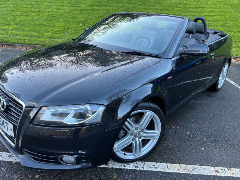 2013 AUDI A3 CONVERTIBLE 2.0 TDI S-LINE FINAL ED £35 TAX CABRIOLET 