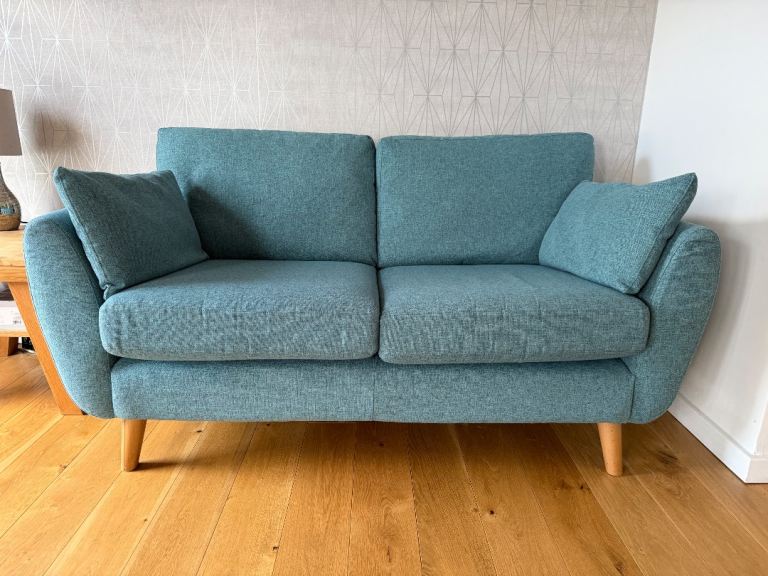 Next Wilson Teal 2 Seater Sofa
