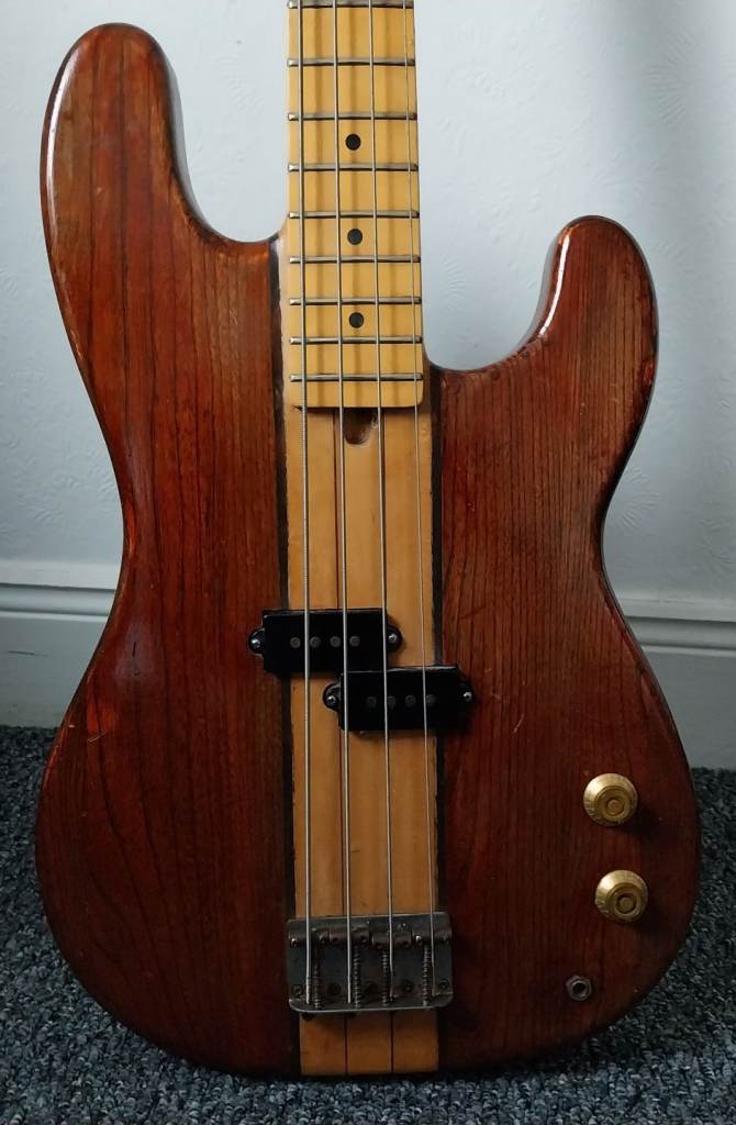 image for Vintage Japan Straight Through Bass Guitar