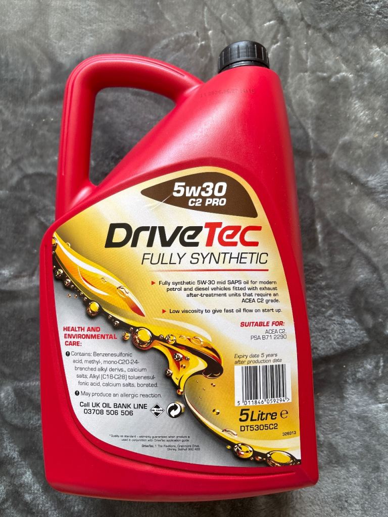 Drivetec 5w30 motor oil 