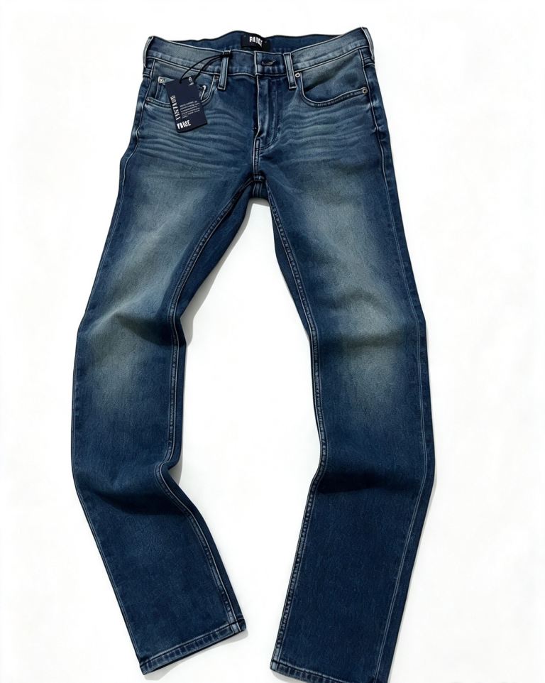 PAIGE LENNOX Slim Fit Jeans – New with Tags, Blue Denim