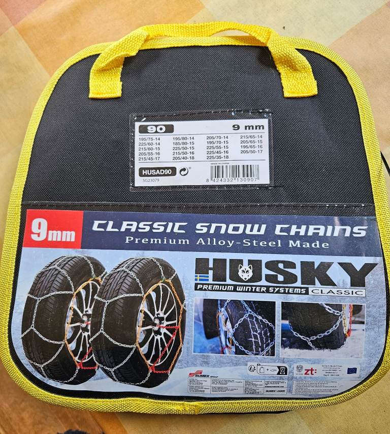 Sumex Husky Classic Snow Chains 9mm – Premium Alloy-Steel, New