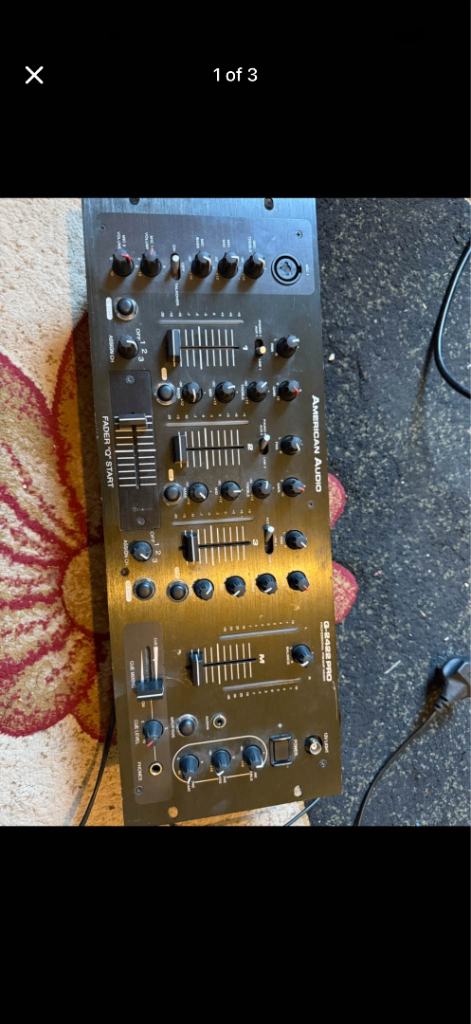 Rare American Audio Q 2422 Pro Professional DJ Preamp Mixer