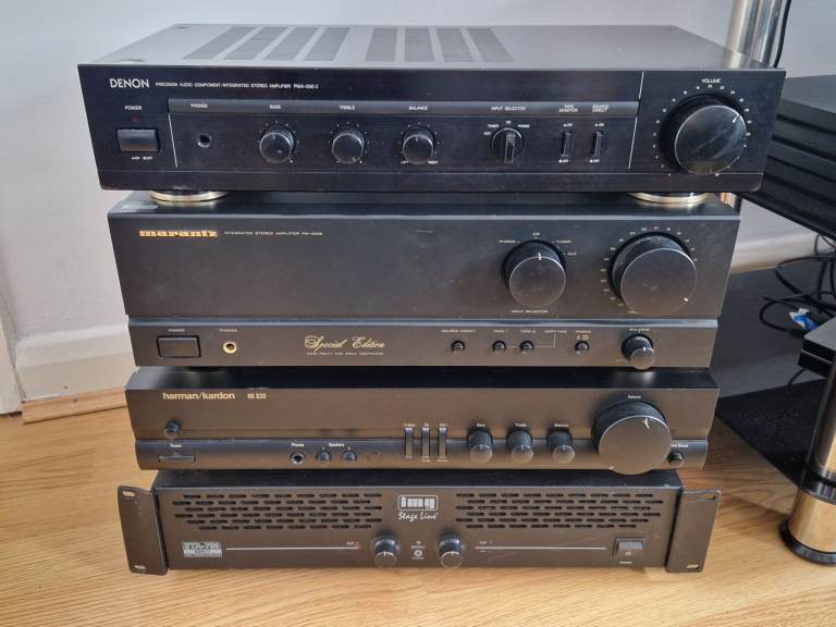 Faulty Amplifiers Job Lot Marantz Denon Harman Kardon Img Stage Line