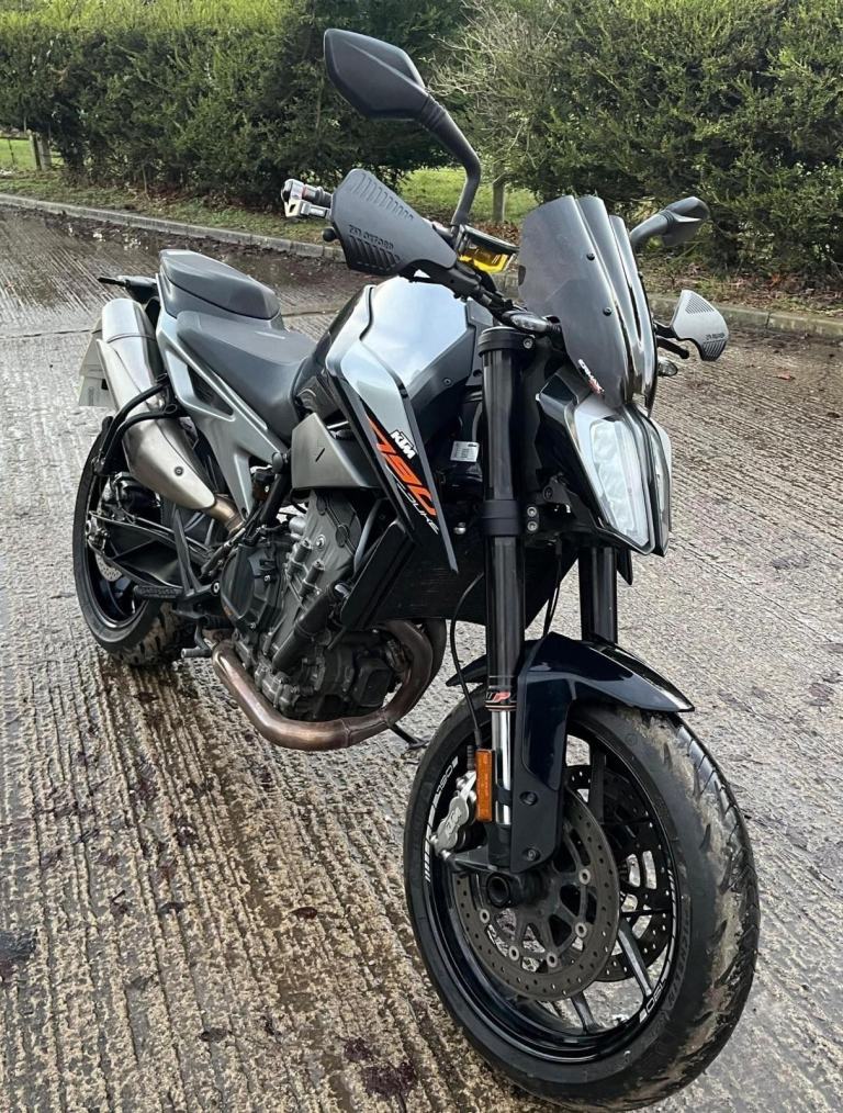 2018 18 KTM DUKE 790 NAKED ROADSTER HPI CLEAR GREY 