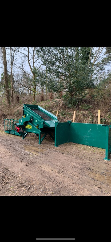 Twin deck compact screener diesel Trommel screen