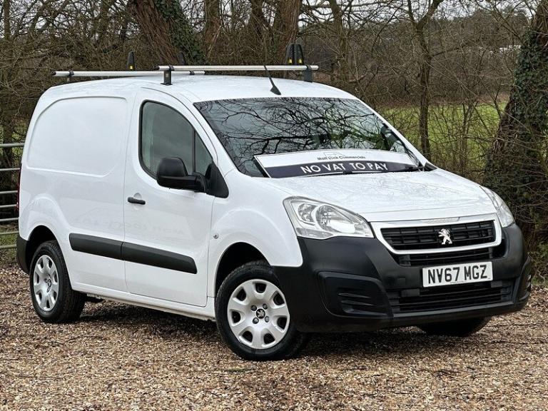2018 Peugeot Partner BlueHDi 854 Professional 3 Seat Air Con Panel Van Diesel Manual