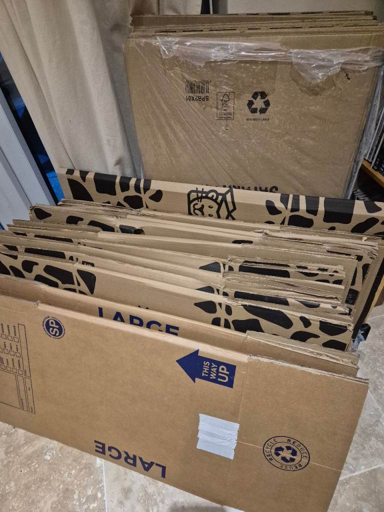 FREE - Large cardboard moving boxes