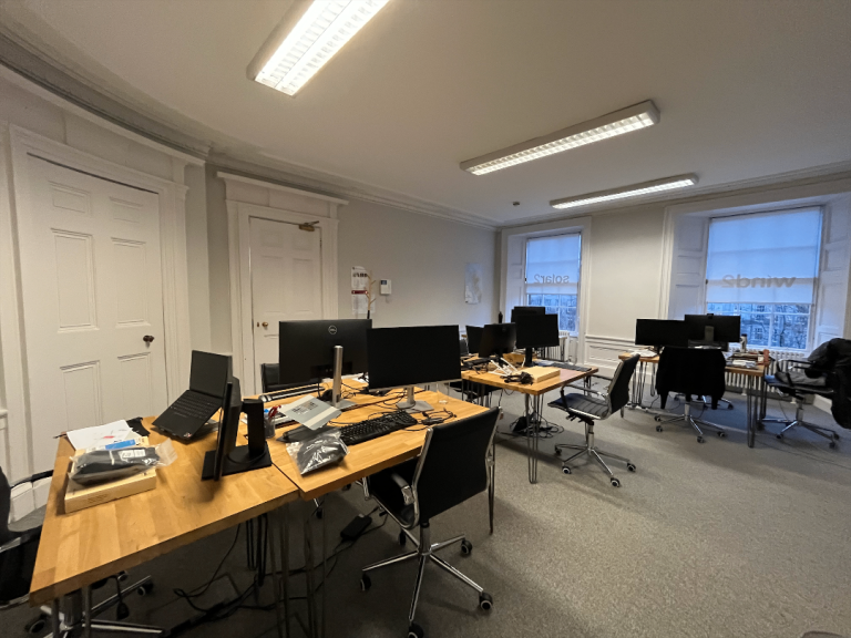 10-12 Desk Office to Rent West End Edinburgh - Walker Street