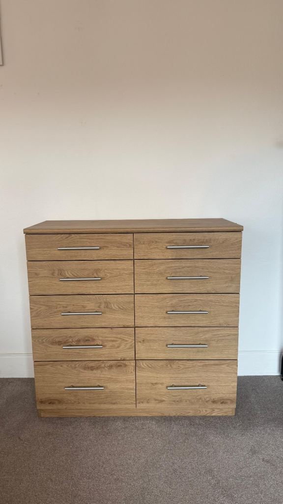 Large Wooden Chest of Drawers - Good Condition