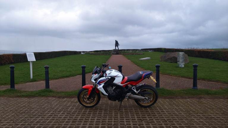 2014 Honda CB650 FA-E 64-PLATE Pearl White HRC Tri Colours – HPI Clear