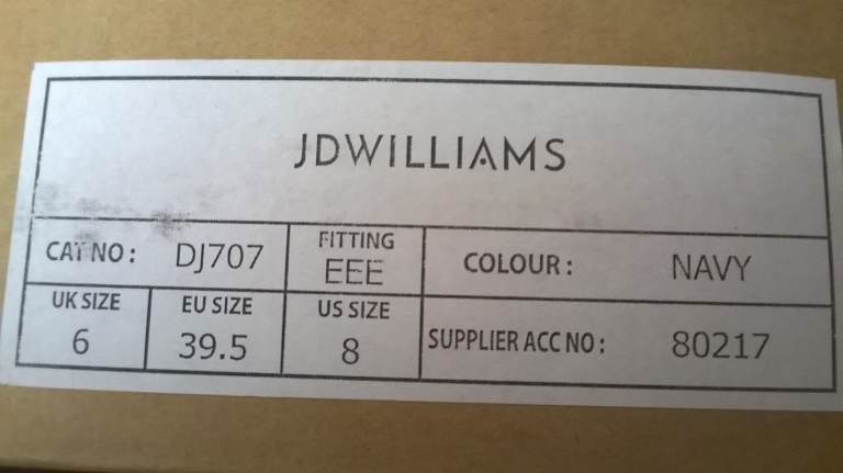 JD WILLIAMS Talia Leather Ballerina Shoes Extra Wide Fit Talia Leather Ballerina NEW RRP £40