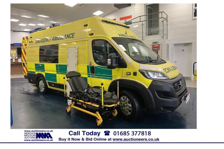 2020 Fiat Ducato 42 MAXI 2.3 MULTIJET 180PS AMBULANCE C/W STRYKER STRETCHER ---------------- PANE...
