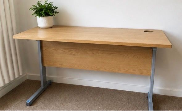 Home Office Desk -Oak Effect