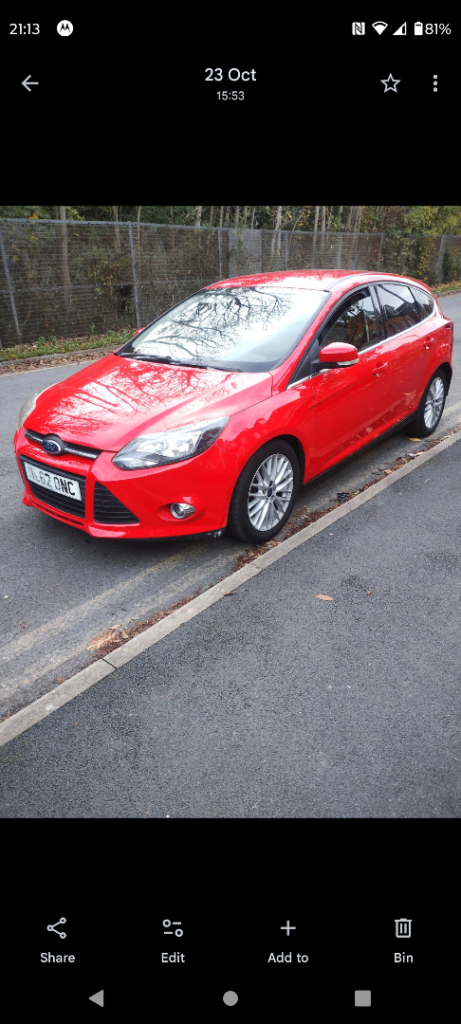 Ford,  DIESEL FOCUS, Hatchback, 2012, Manual, 1560 (cc), 5 doors