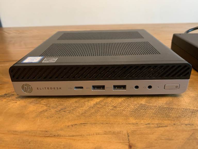 HP EliteDesk 800 G3 Mini — i5-6500T, 8GB RAM, 256GB SSD