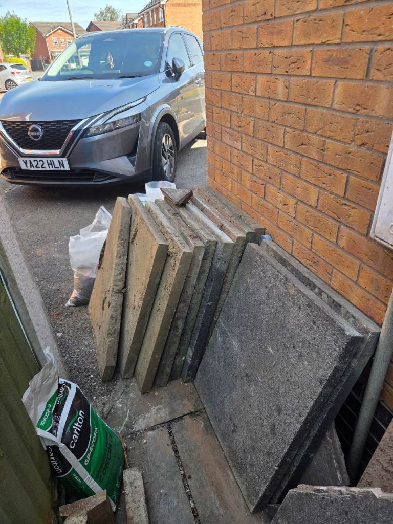 Garden Patio Slabs – Used, Good for Project