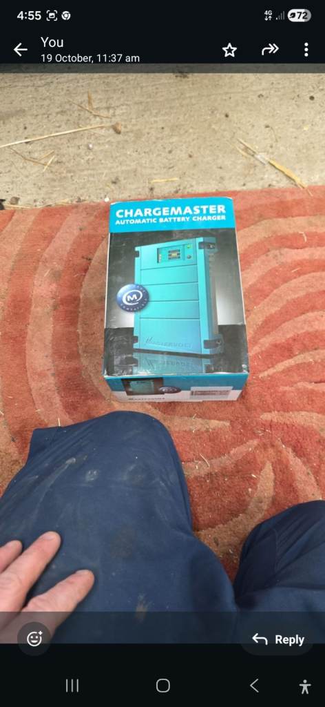 Charge master 25amp. battery boat