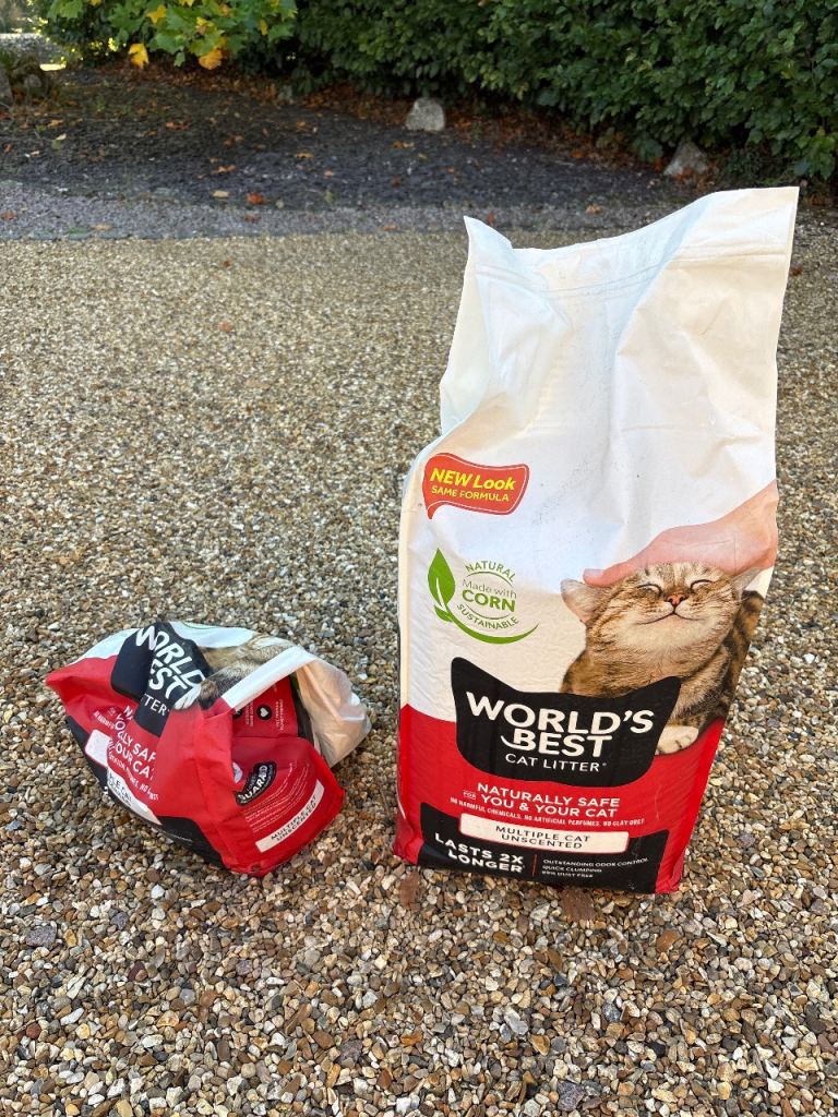 Cat litter “World’s Best” brand 