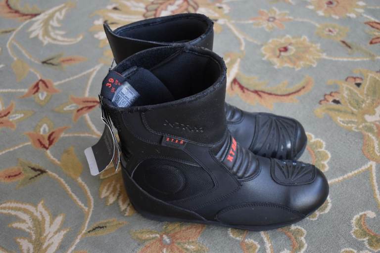XTRM Women's Motorcycle Boots Black UK Size 5