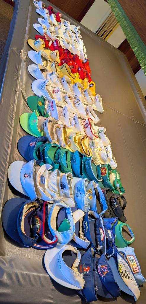 Lot 90 Vintage 1980s 1990s Golf Sports Visors