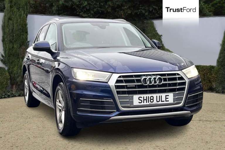 2018 Audi Q5 2.0 TDI Quattro Sport 5dr S Tronic- Parking Sensors Semi-Auto Estate Diesel Semi Aut...