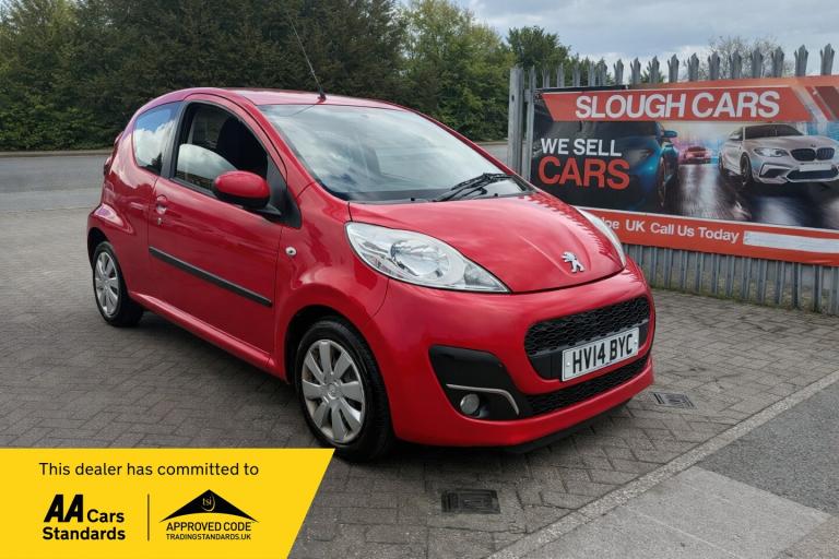 2014 Peugeot 107 1.0 Active 3dr HATCHBACK Petrol Manual