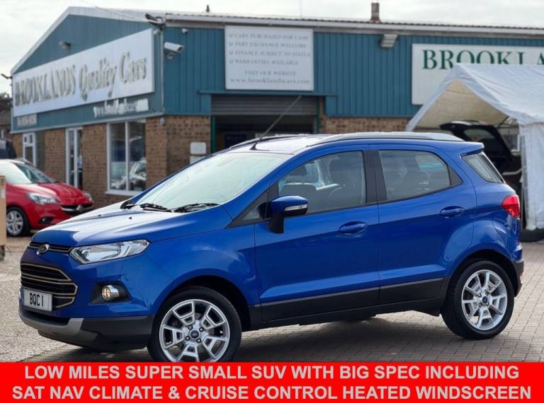 2017 Ford Ecosport 1.0T EcoBoost Titanium SUV Kinetic Blue Petrol Manual 2WD Euro 5 (s/s) (125 HA...