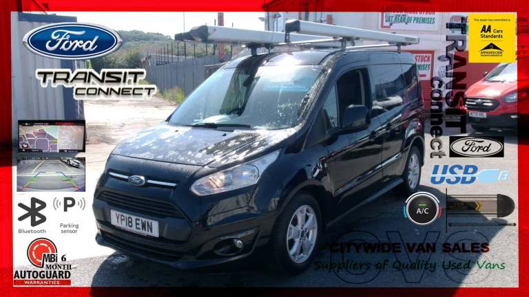 2018 Ford Transit Connect 1.5 TDCi 120ps Limited Van PANEL VAN Diesel Manual