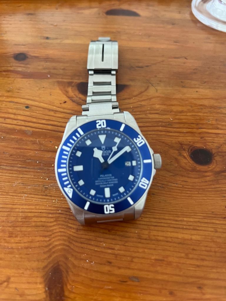 Tudor Pelagos Men's Watch - Blue Dial, Titanium Bracelet