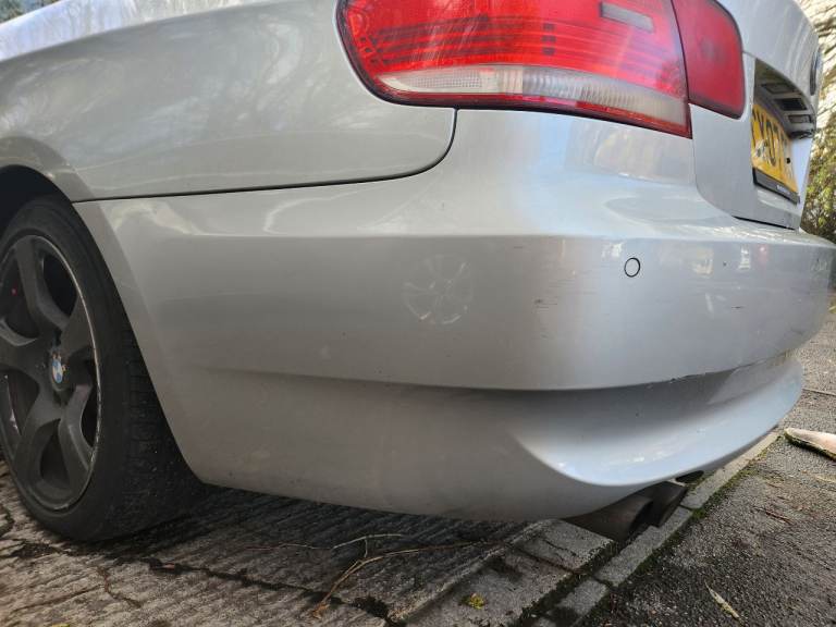 BMW E92 E93 rear Bumper354 Titan Silver