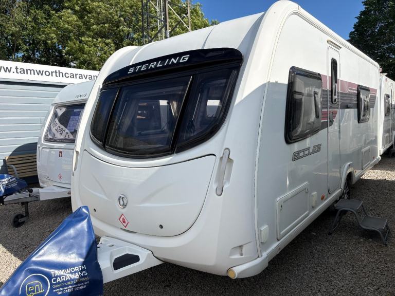 STRRLING ECCLES RUBY - FIXED BED CARAVAN WITH END WASHROOM AND MOTORMOVER
