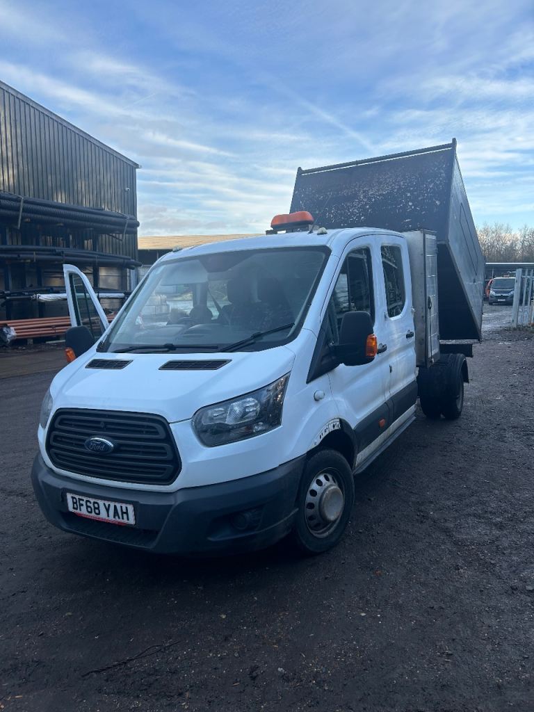Transit crew cab tipper 2018