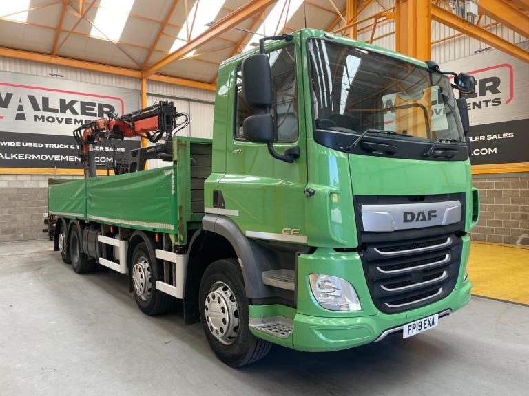 DAF CF410 *EURO 6* 8X2 DRAWBAR SPEC 32 TONNE BRICK GRAB – 2019 – FP19 EXA
