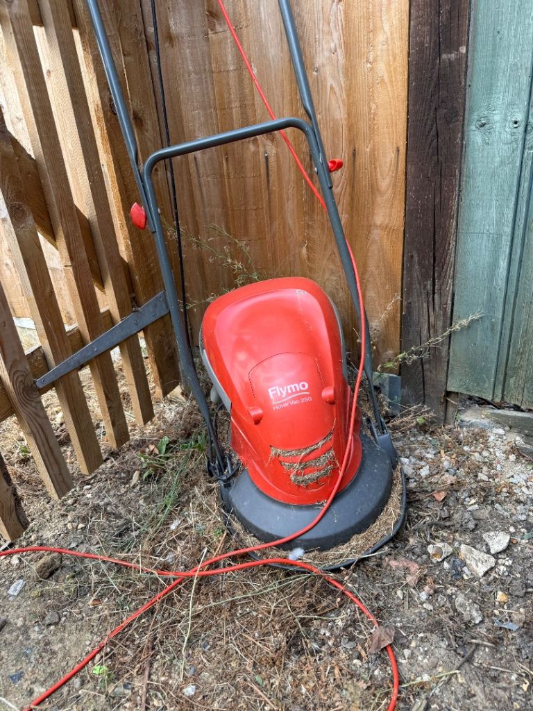 Flymo Electric Hover Mower – Red, Fair Condition