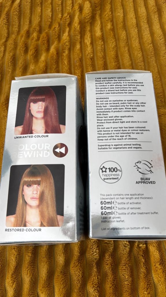 Superdrug Colour Rewind Hair Colour Remover - New, Unopened and some opened