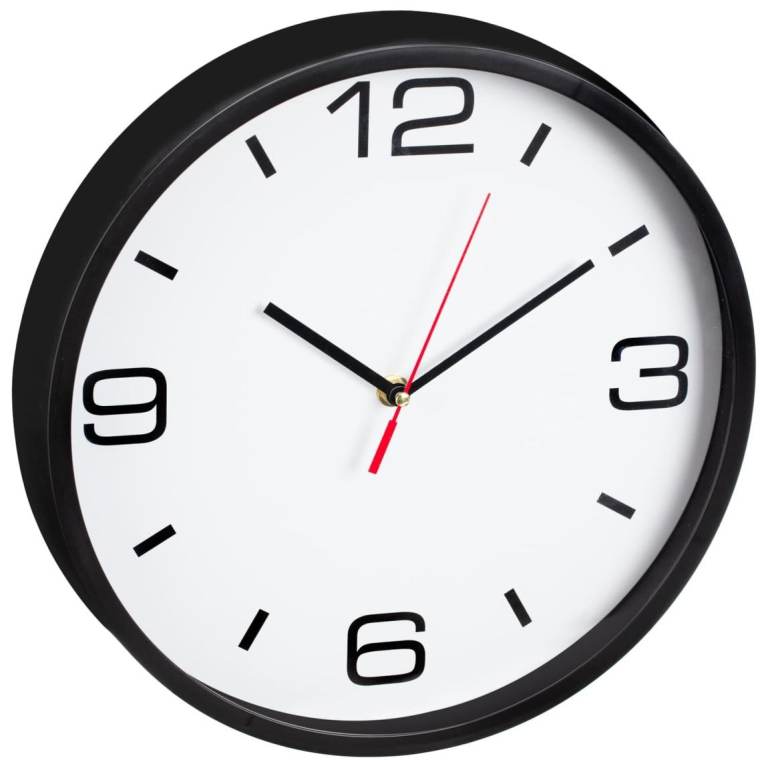 Wall Black Numeral Clock