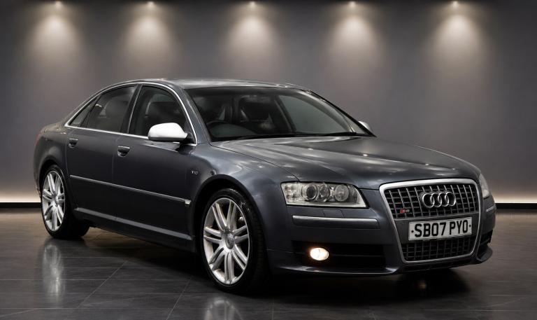 2007 Audi S8 Quattro 5.2 V10 450 Daytona,Adv Key S/Roof Carbon Ext leather 2 Package FSH Saloon P...