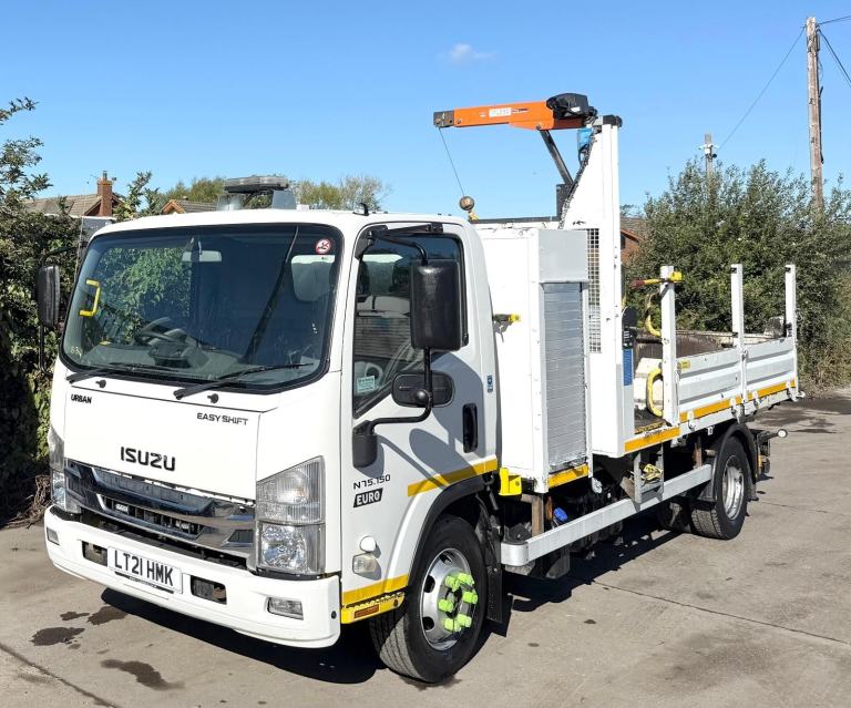 2021 ISUZU FORWARD N75.150 TARMAC TIPPER CHUTES 250KG SWINGLIFT 3 SEATS EURO6