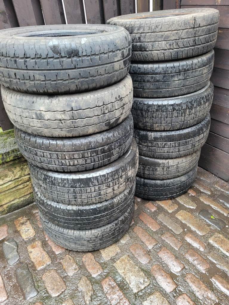 FREE VAN TYRES MAINLY 205 65 16C BUT COUPLE 195 65 16C