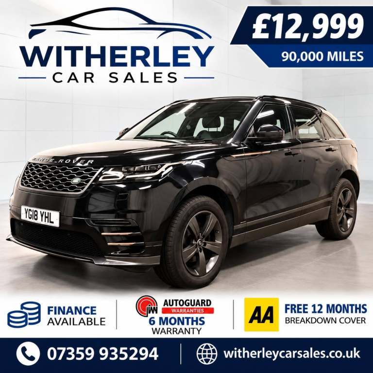 2018 Land Rover Range Rover Velar 2.0 D180 R-Dynamic S SUV 5dr Diesel Auto 4WD