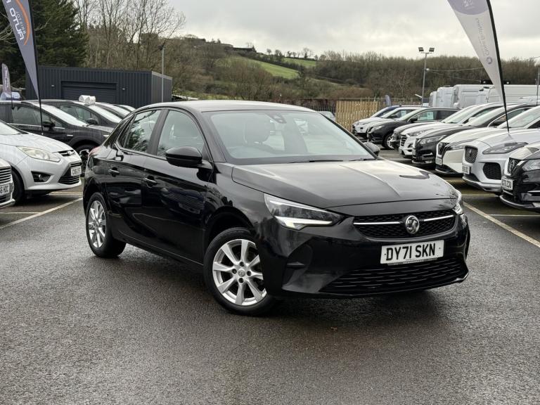 2021 VAUXHALL CORSA 1.2 SE ULEZ Petrol Manual 5 Door Black