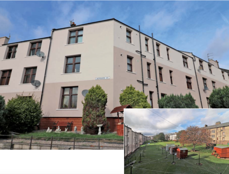 Spacious and attractive 1 bed flat in Caird Ave, walking distance of Dundee City Centre